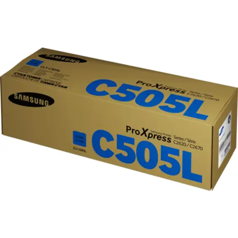 Samsung C505L - Toner Samsung CLT-C505L - Toner cyan do Samsung SL-C2620, SL-C2670